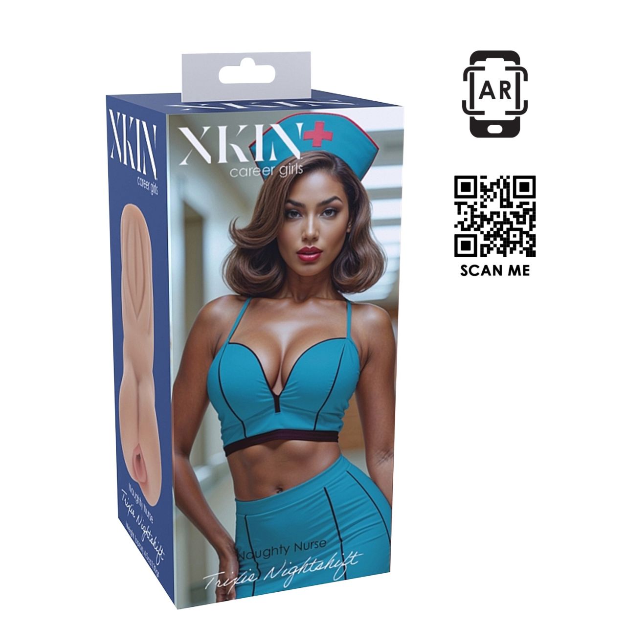 XKIN Naughty Nurse Trixie - élethű műpunci maszturbátor (testszínű)