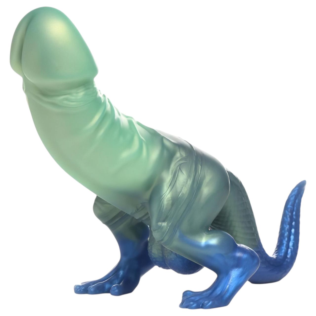 Creature Cocks Jurassic Cock - dinoszaurusz dildó (zöld)