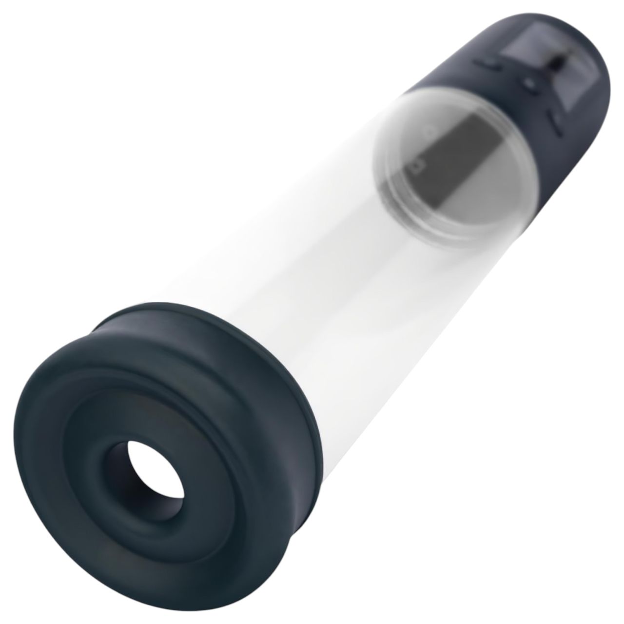 Boners - automatikus LCD péniszpumpa (átlátszó-fekete) Boners - automatikus LCD péniszpumpa (átlátszó-fekete)