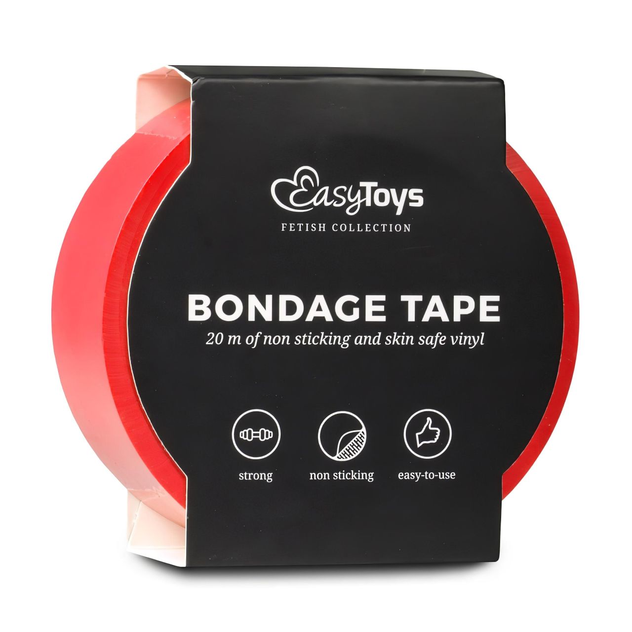 EasyToys Tape - bondage szalag (piros, 20 m) EasyToys Tape - bondage szalag (piros, 20 m)