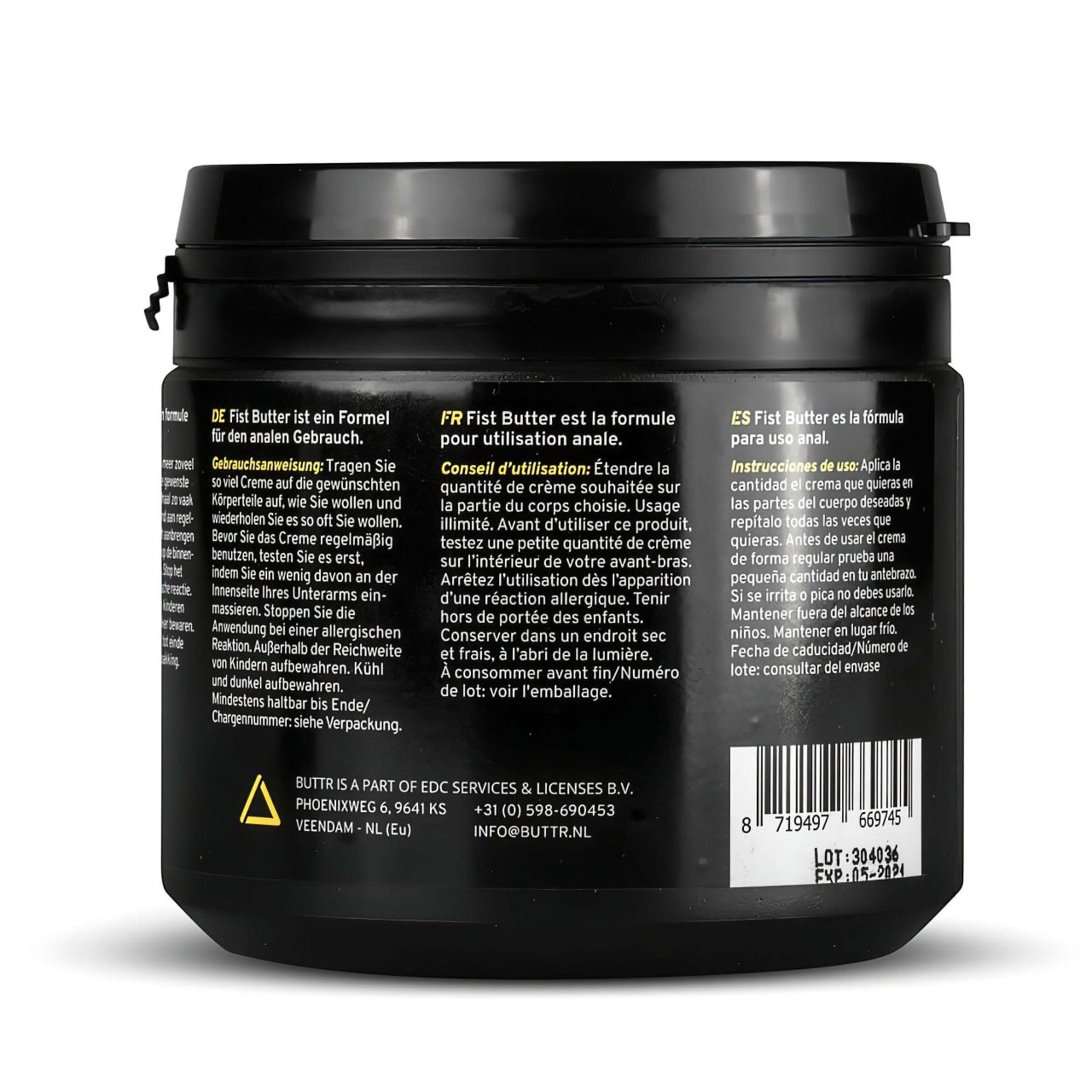 BUTTR Fisting Butter - anális öklöző síkosító vaj (500 ml)