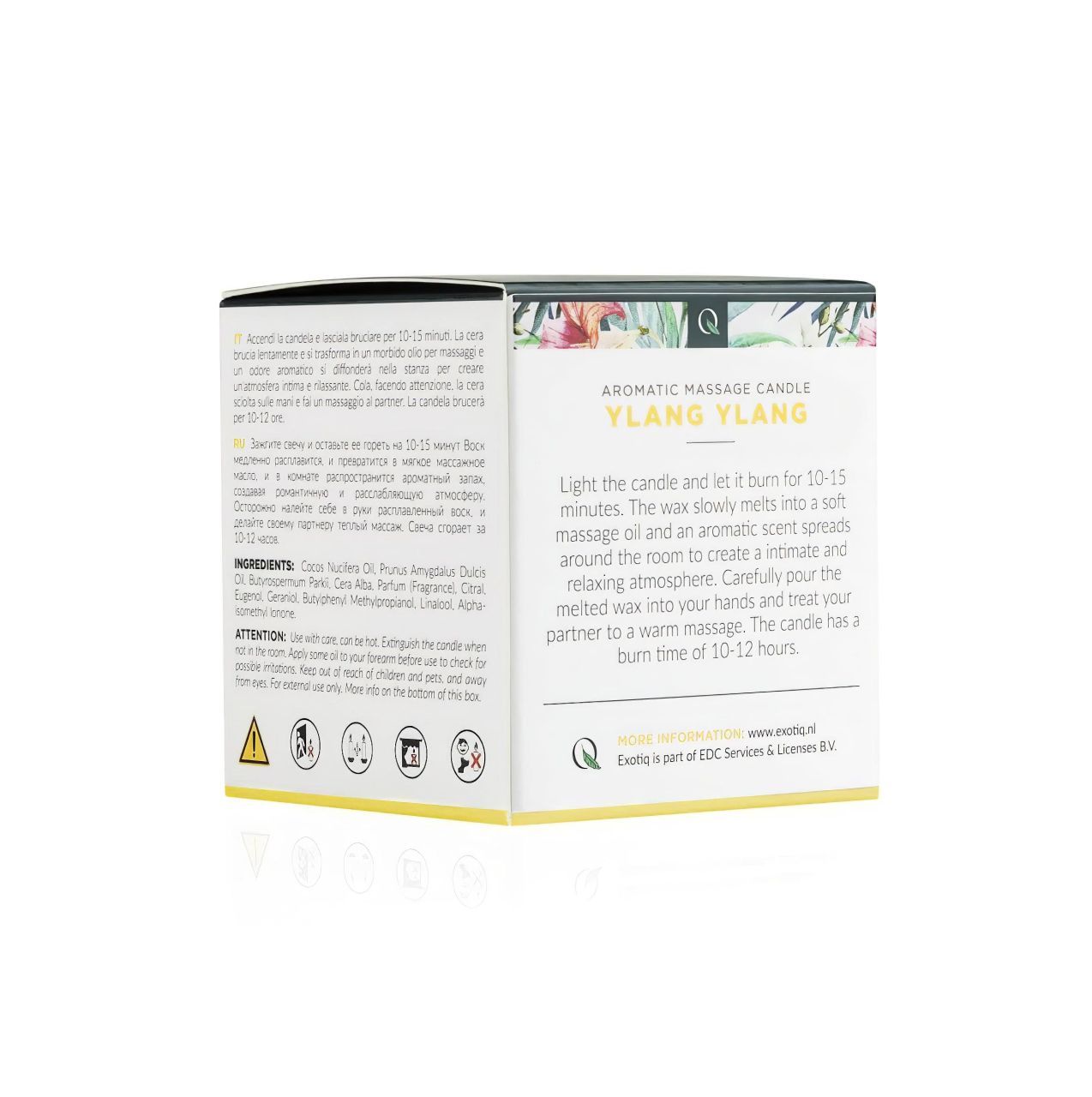 Exotiq - illatos masszázsgyertya - ylang ylang (60 g)