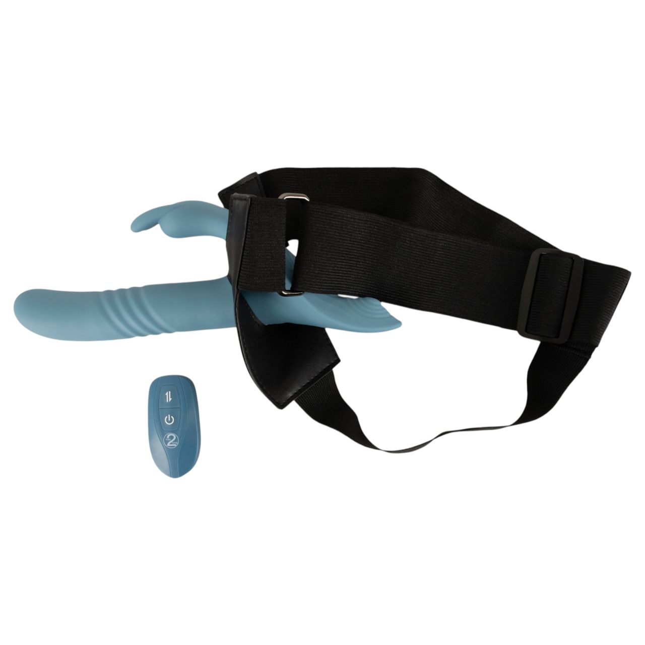 You2Toys - 3 részes felcsatolható nyuszis lökővibrátor távirányítóval (kék) You2Toys - 3 részes felcsatolható nyuszis lökővibrátor távirányítóval (kék)