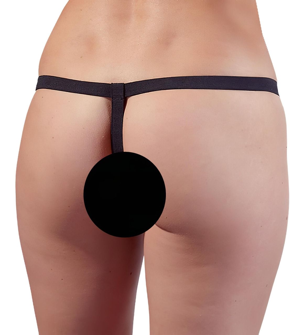 Fetish - szegecses, láncos tanga (fekete, S-L) Fetish - szegecses, láncos tanga (fekete, S-L)
