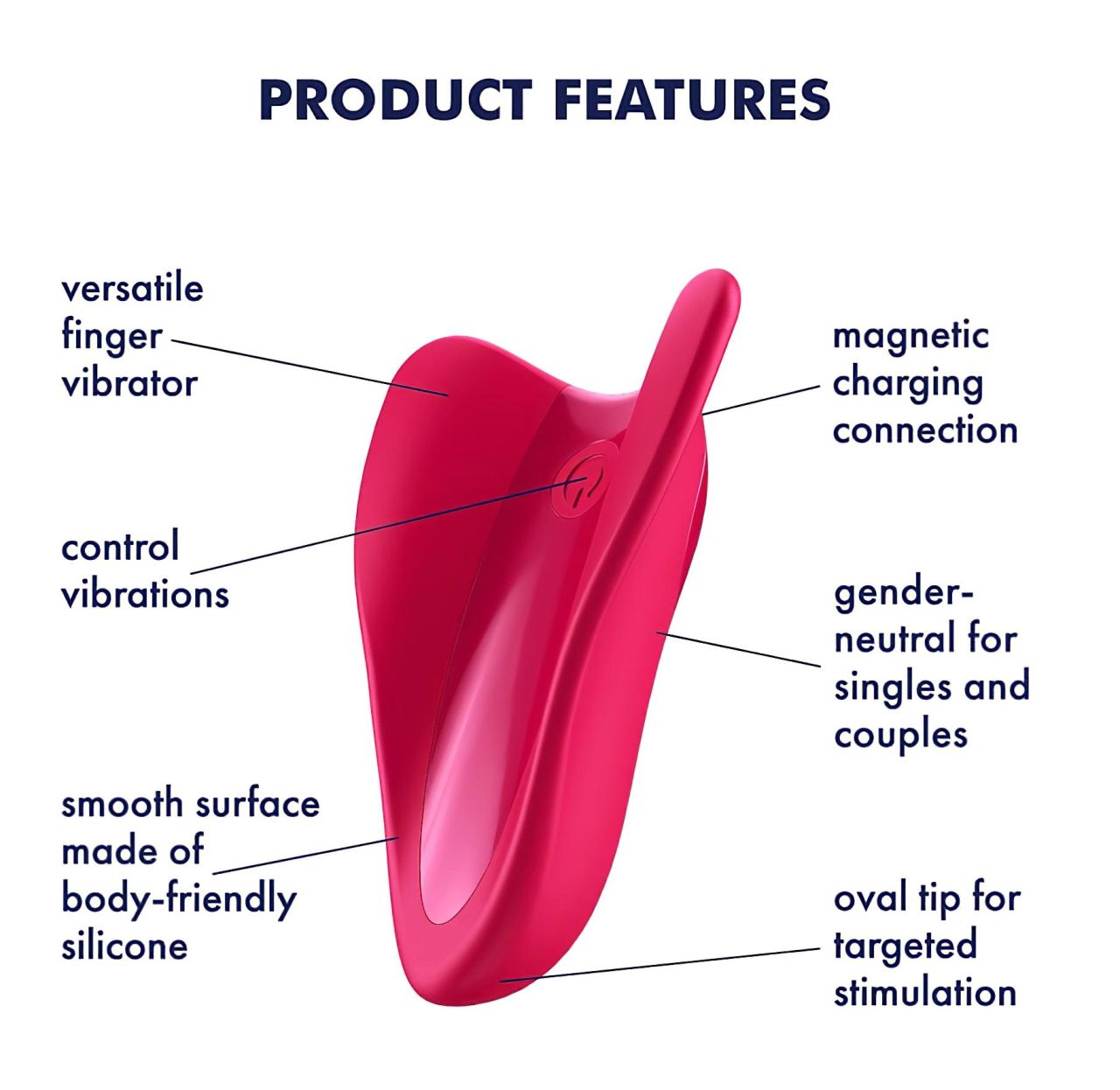 Satisfyer High Fly - akkus, vízálló csikló vibrátor (pink)