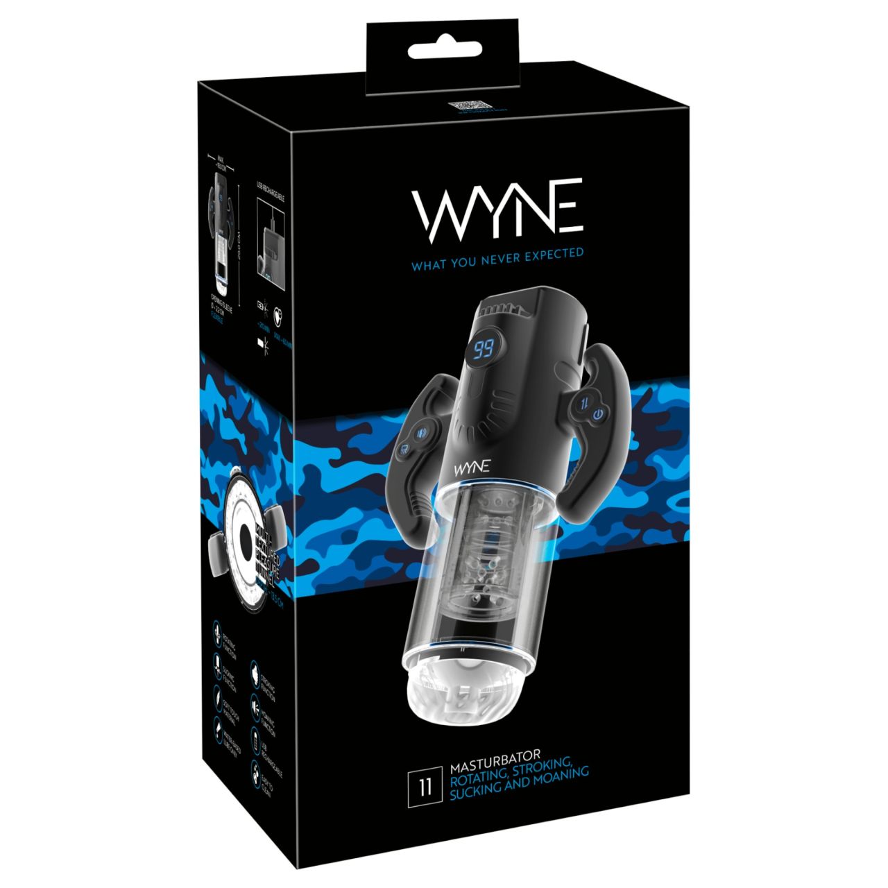 WYNE 11 - automata gamer maszturbátor (fekete) WYNE 11 - automata gamer maszturbátor (fekete)