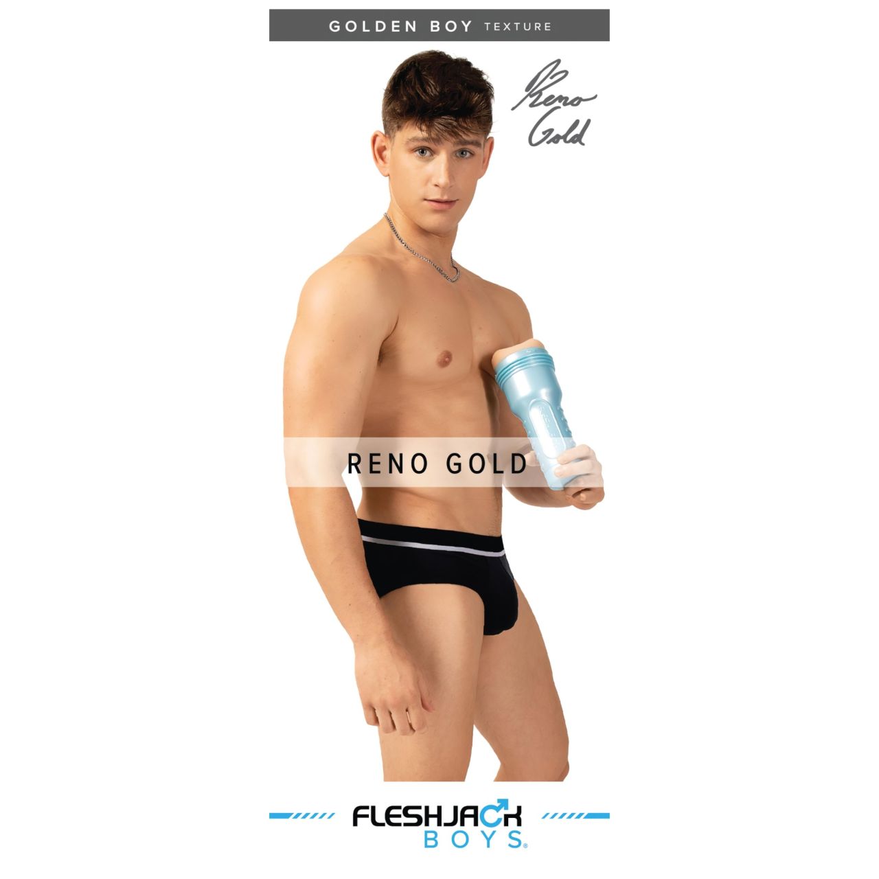 Fleshjack Reno Gold - élethű popsi maszturbátor (testszínű) Fleshjack Reno Gold - élethű popsi maszturbátor (testszínű)