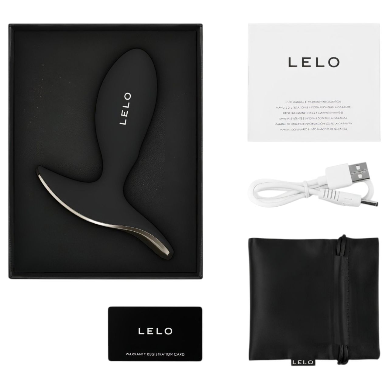 LELO Surfer - App-vezérelt análvibrátor (fekete) LELO Surfer - App-vezérelt análvibrátor (fekete)