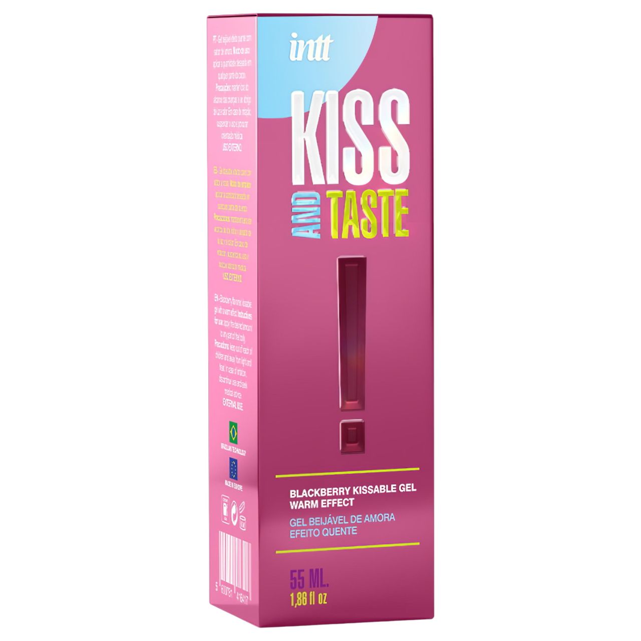 Intt Kiss and Taste - melegítő hatású síkosító gél - szeder (55 ml) Intt Kiss and Taste - melegítő hatású síkosító gél - szeder (55 ml)