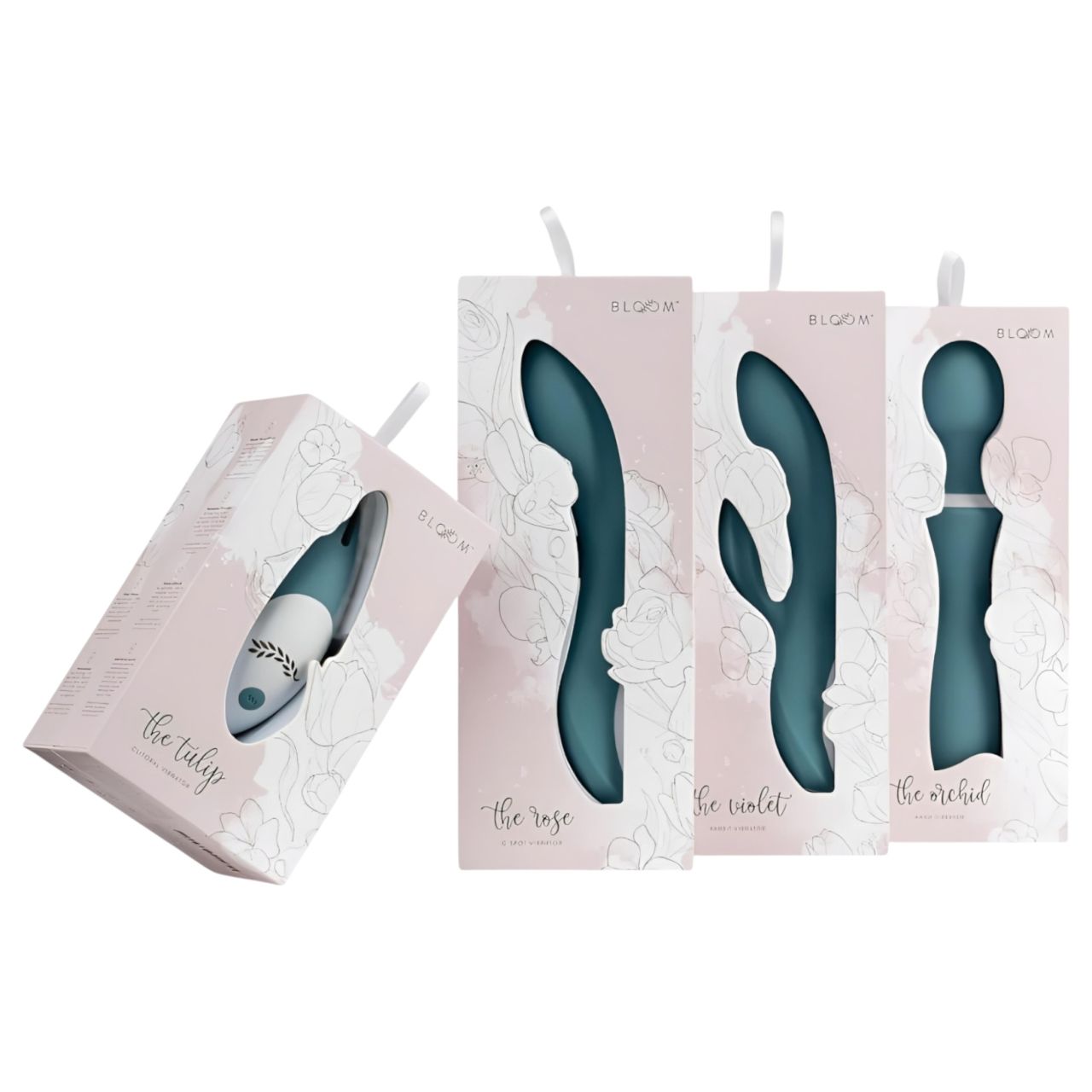 Bloom Violet Rabbit - csiklókaros G-pont vibrátor (türkiz) Bloom Violet Rabbit - csiklókaros G-pont vibrátor (türkiz)