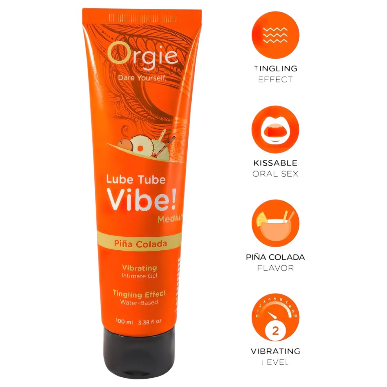 Orgie Lube Tube - bizsergető intim gél - Pina Colada (100 ml) Orgie Lube Tube - bizsergető intim gél - Pina Colada (100 ml)