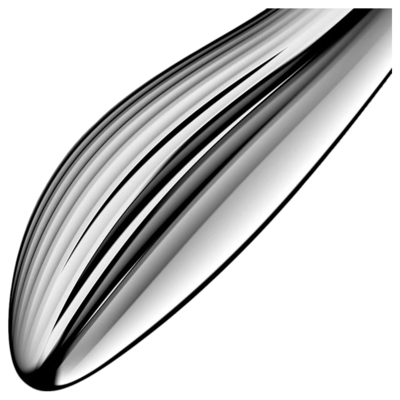 / Satisfyer Pure Gravity 1 - bordázott acéldildó (ezüst)