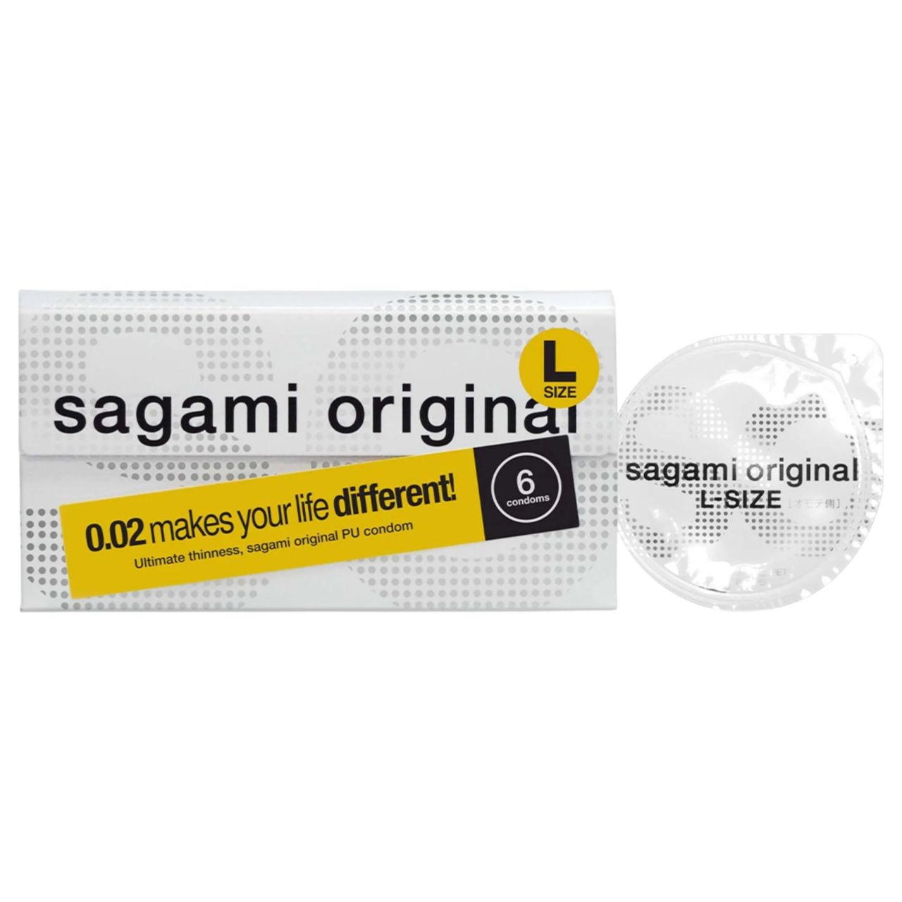 Sagami Original 0.02 L - óvszer - 58 mm (6 db)