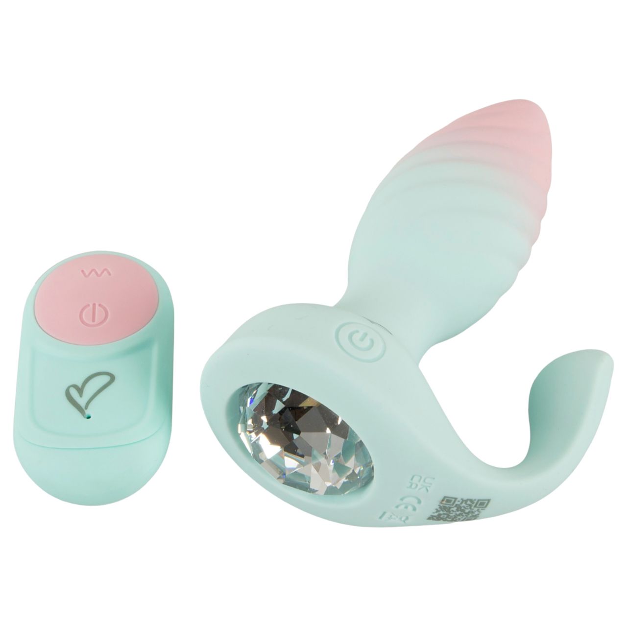 Beau Coeur Juvela - vibrációs anál plug (türkiz)