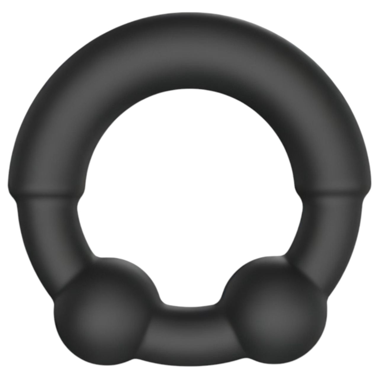/ Dorcel Stronger Ring - fém betétes péniszgyűrű (fekete)