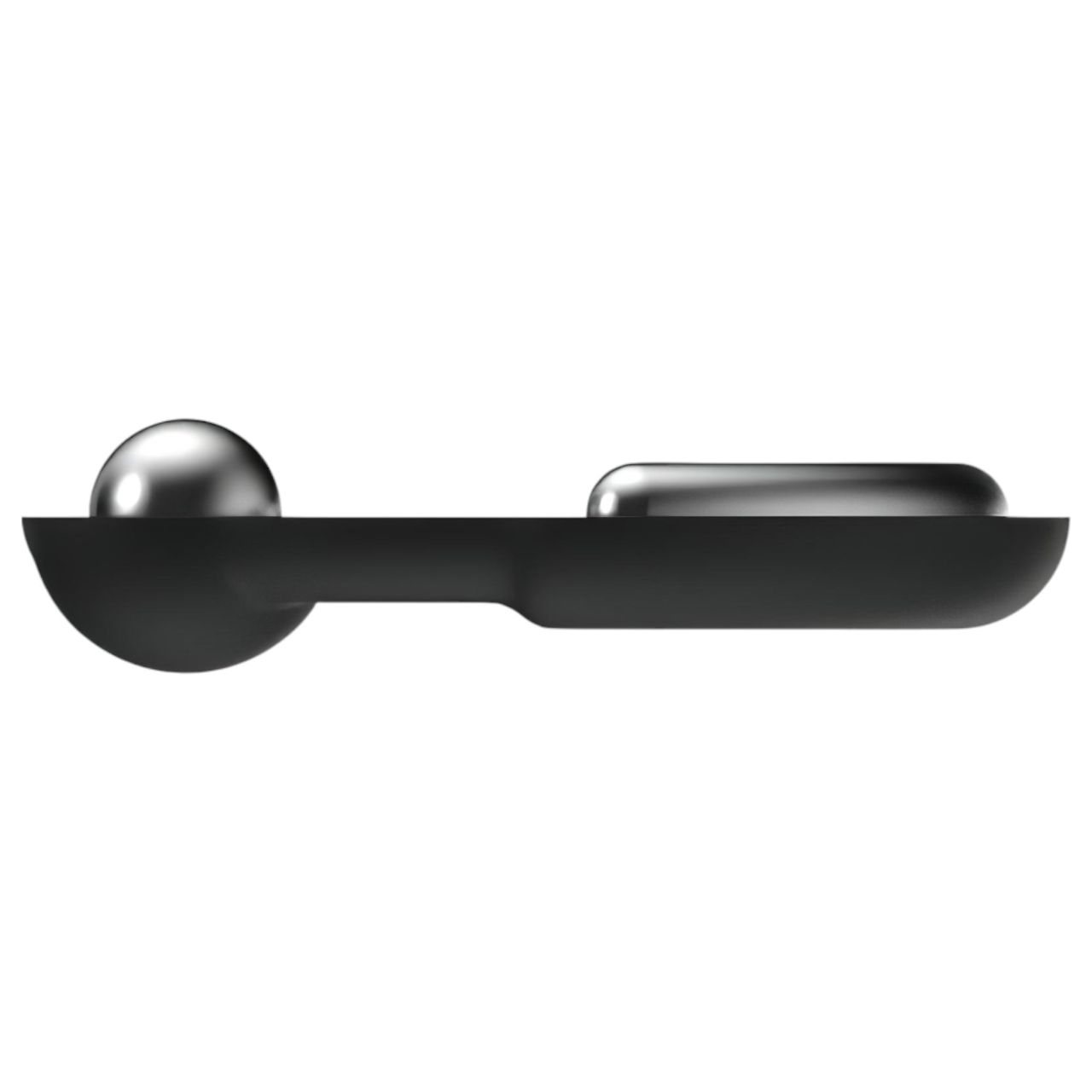/ Dorcel Stronger Ring - fém betétes péniszgyűrű (fekete)