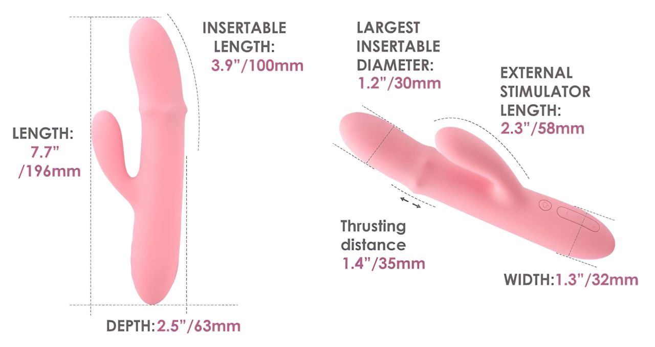 Svakom Mora Neo - App-vezérelt gyöngyös csiklókaros vibrátor (pink)