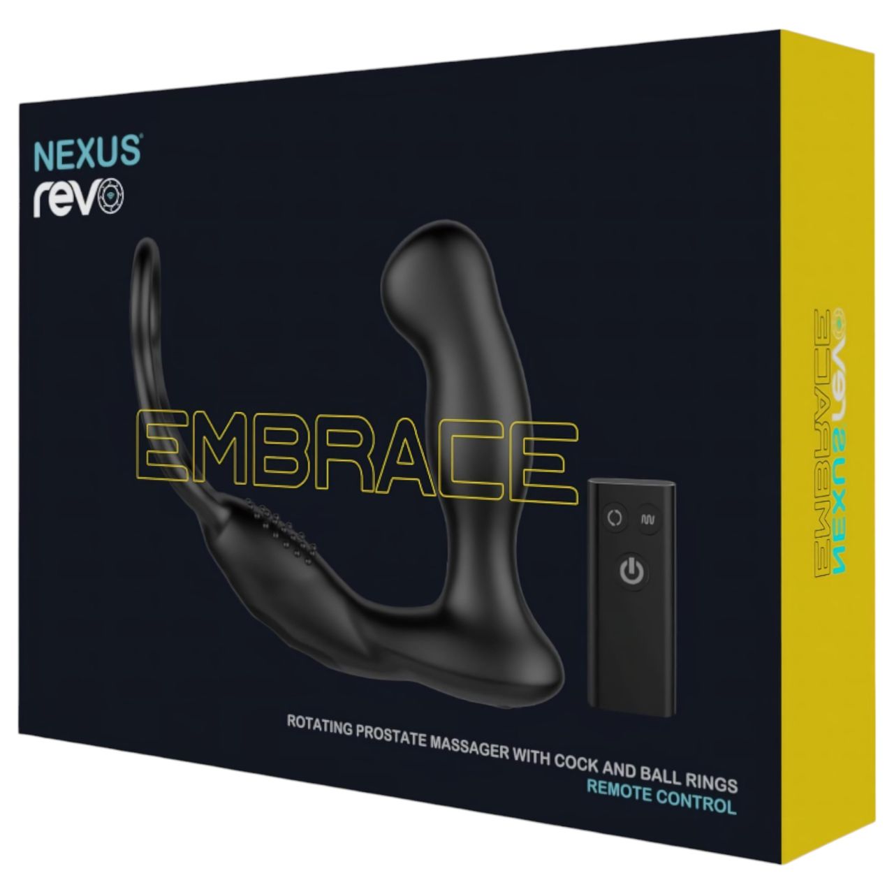 Nexus Revo - forgó, gyűrűs prosztata vibrátor (fekete) Nexus Revo - forgó, gyűrűs prosztata vibrátor (fekete)