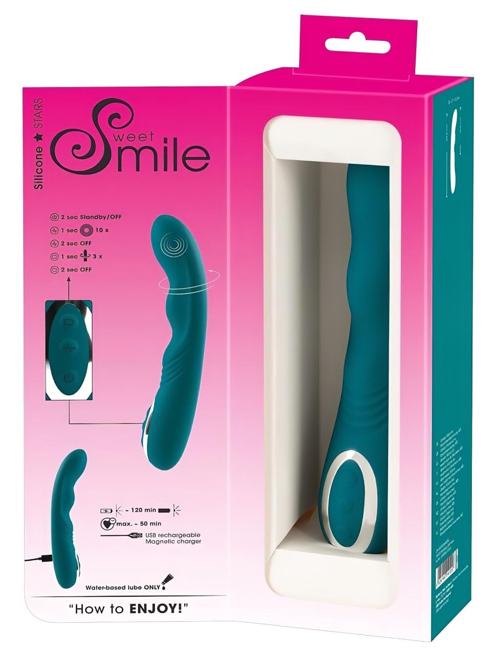 SMILE - akkus, vízálló forgó G-pont vibrátor (zöld) SMILE - akkus, vízálló forgó G-pont vibrátor (zöld)