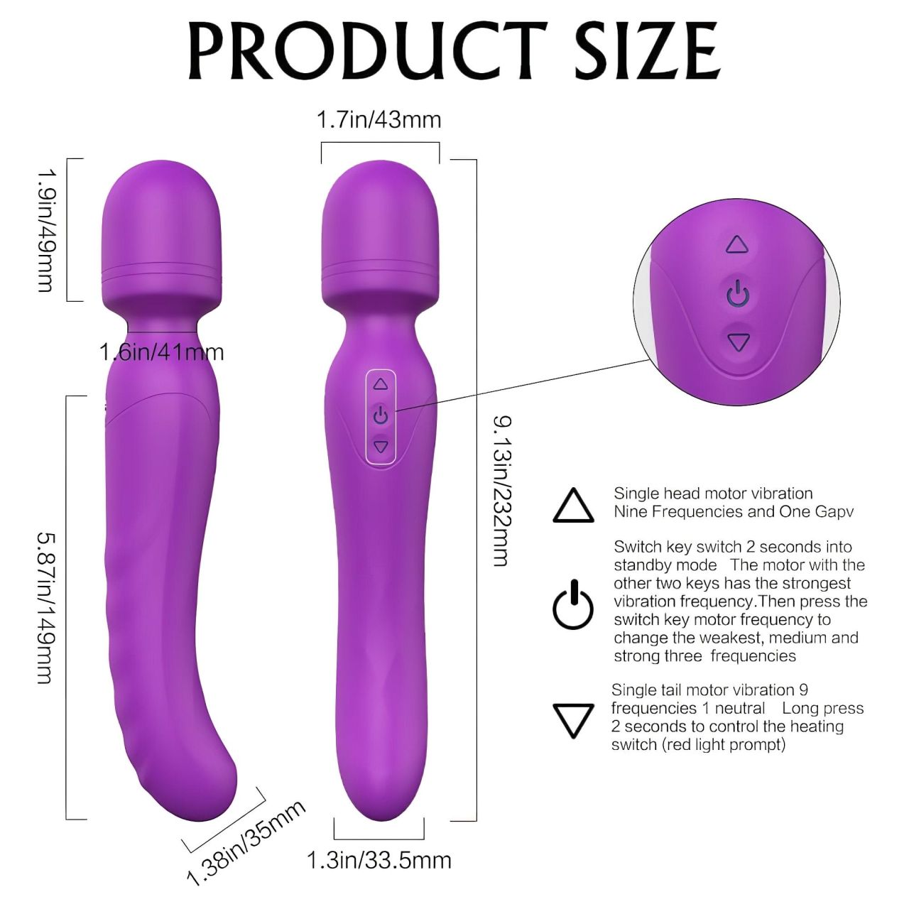 Sex HD Iris - 2 motoros melegítő masszírozó vibrátor (lila) Sex HD Iris - 2 motoros melegítő masszírozó vibrátor (lila)