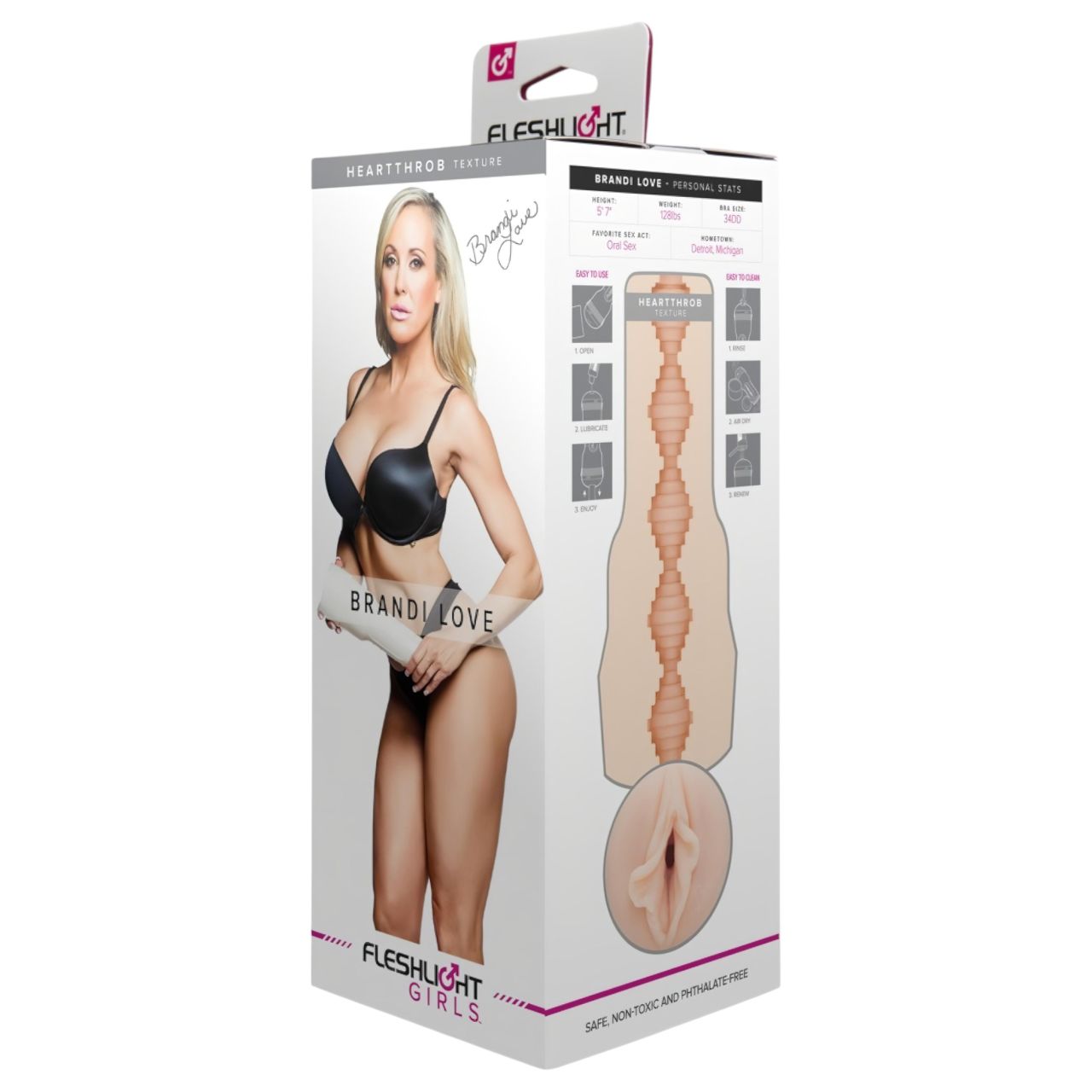 Fleshlight Brandi Love Heartthrobe - vagina Fleshlight Brandi Love Heartthrobe - vagina