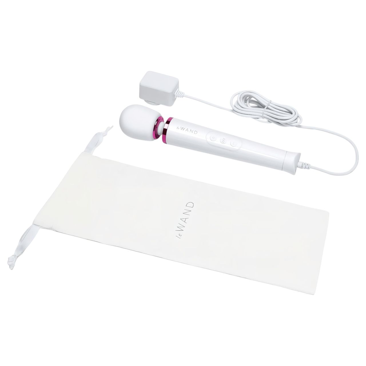 Le Wand Petite Plug-In - hálózati masszírozó vibrátor (fehér) Le Wand Petite Plug-In - hálózati masszírozó vibrátor (fehér)