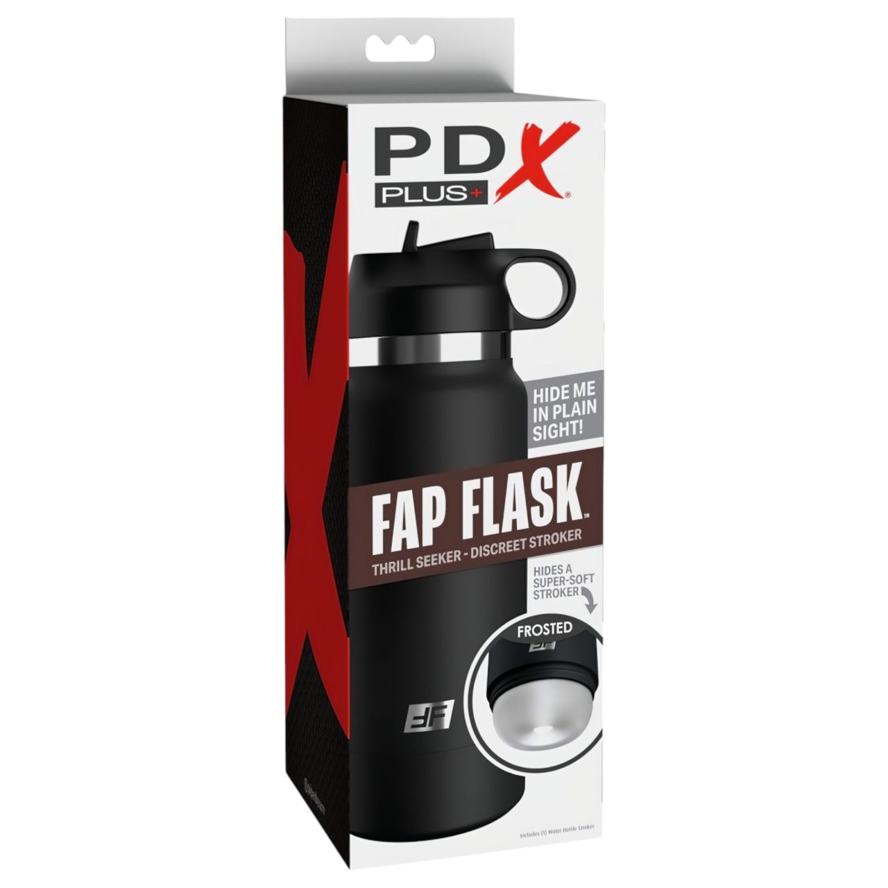 PDX - Fap Flask Thrill Seeker - maszturbátor kulacsban (fekete) PDX - Fap Flask Thrill Seeker - maszturbátor kulacsban (fekete)