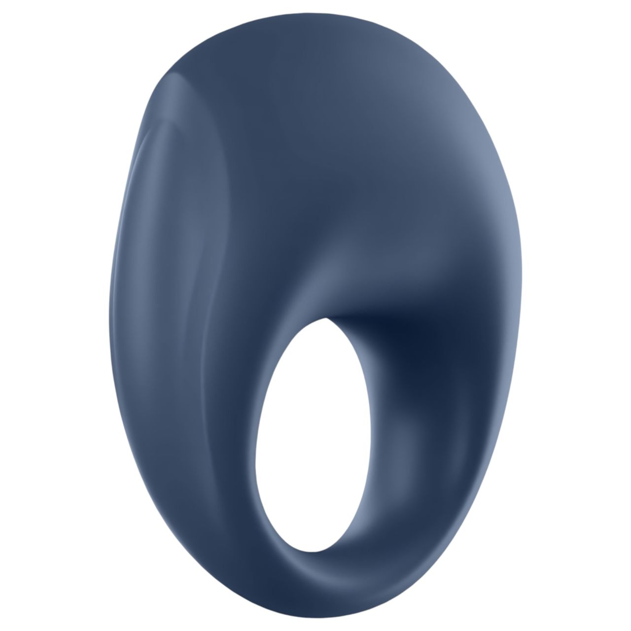 Satisfyer Strong One - App-vezérelt vibrációs péniszgyűrű, férfiaknak (kék)