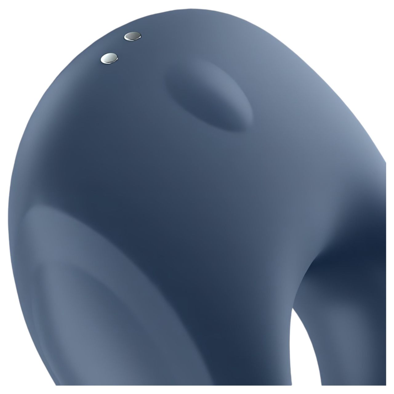 Satisfyer Strong One - App-vezérelt vibrációs péniszgyűrű, férfiaknak (kék)