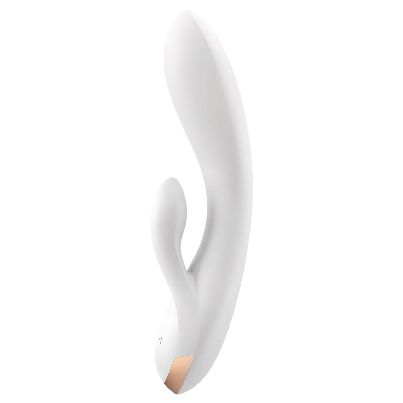 Satisfyer Double Flex - App-vezérelt csiklókaros vibrátor (fehér) Satisfyer Double Flex - App-vezérelt csiklókaros vibrátor (fehér)