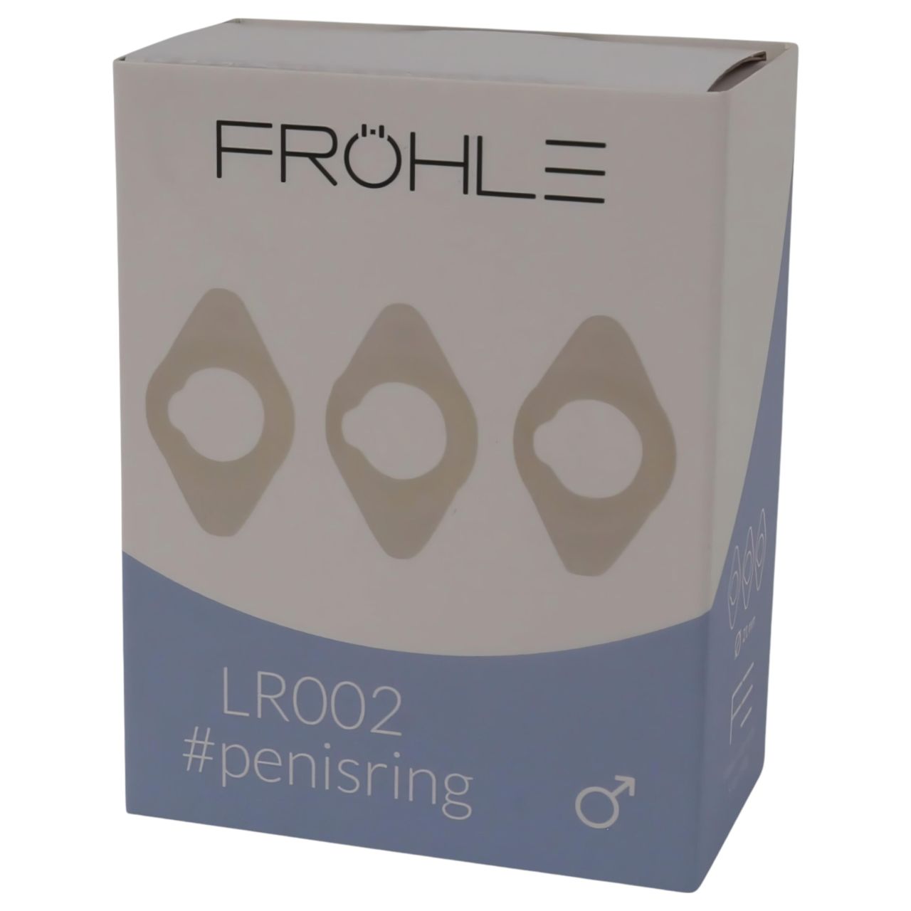 / Fröhle LR002 (2,1 cm) - orvosi péniszgyűrű szett (3 db)