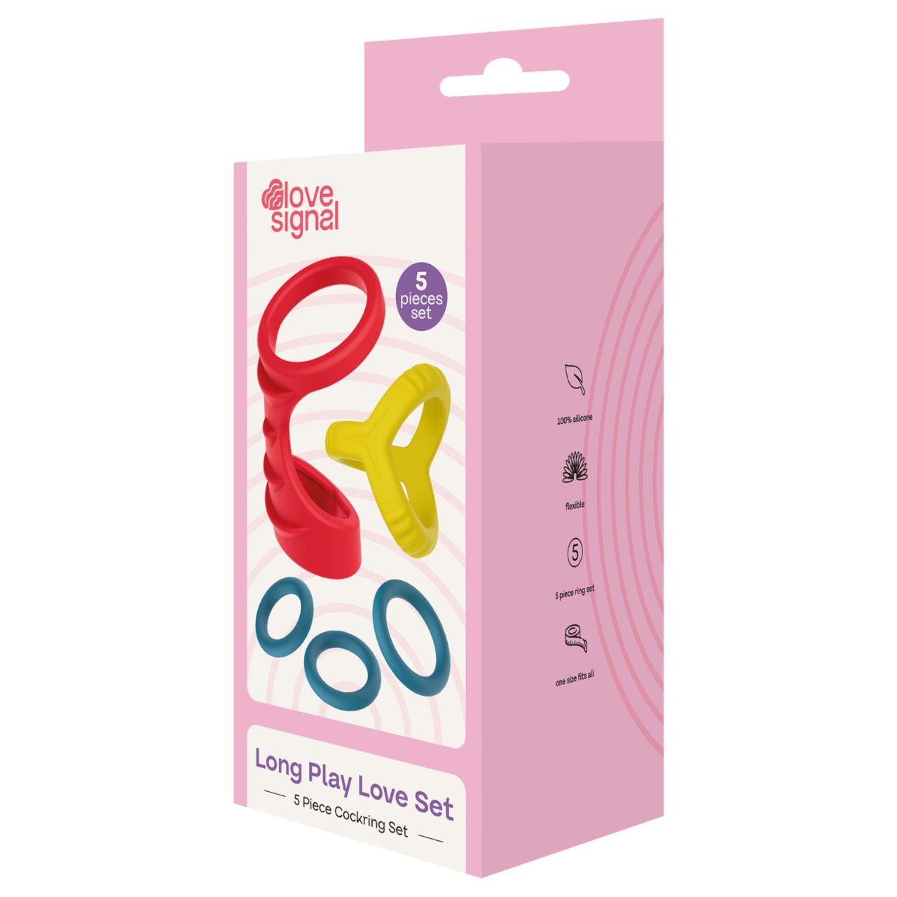 Dreamtoys Love Signal - péniszgyűrű szett (többszínű) Dreamtoys Love Signal - péniszgyűrű szett (többszínű)