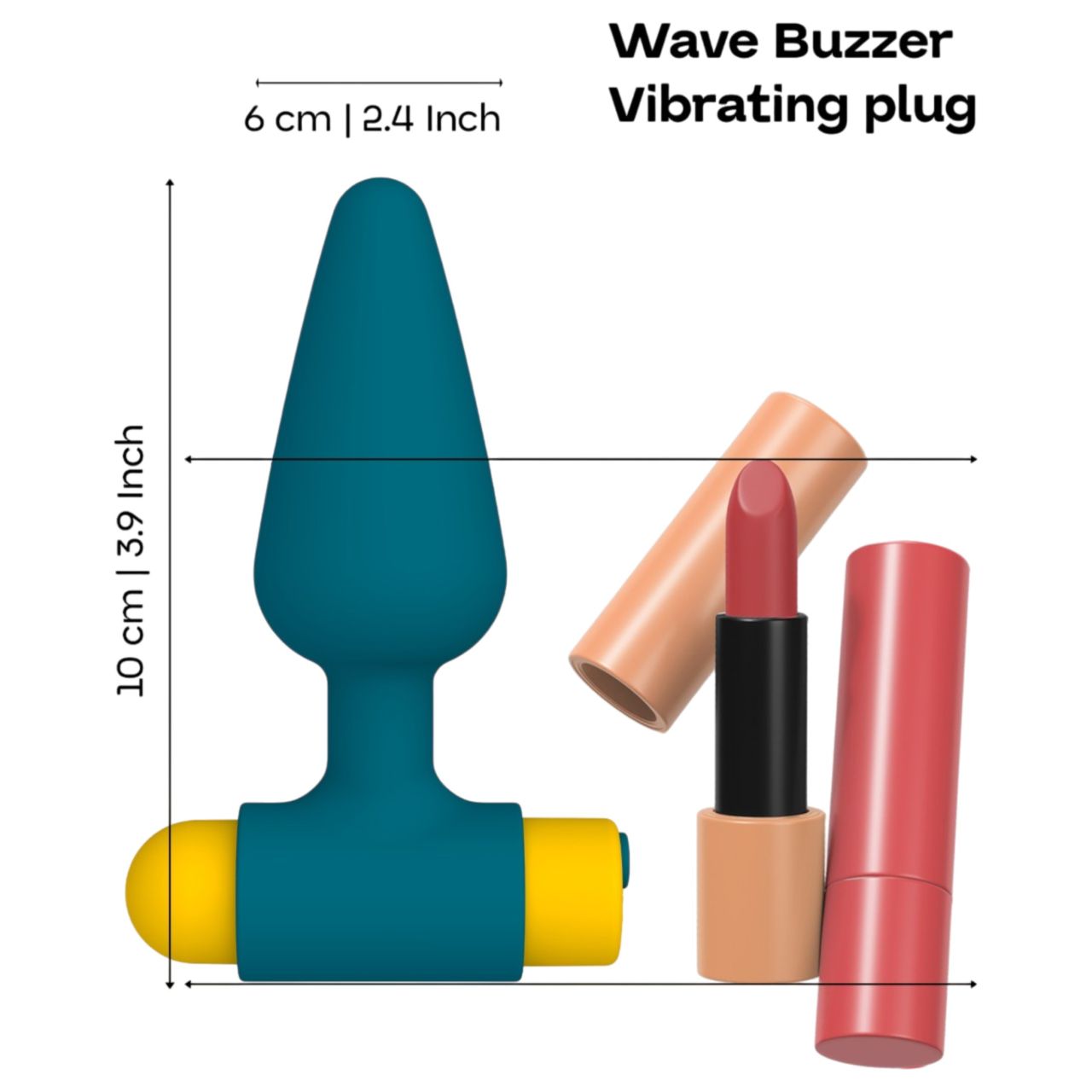 Dreamtoys Love Signal - vibráló anál plug (kék)