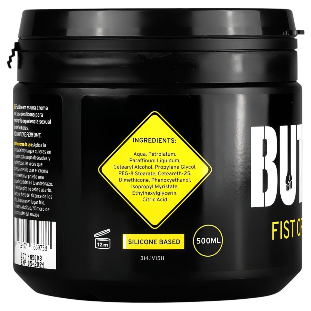 BUTTR Fisting Cream - öklöző síkosító krém (500 ml)