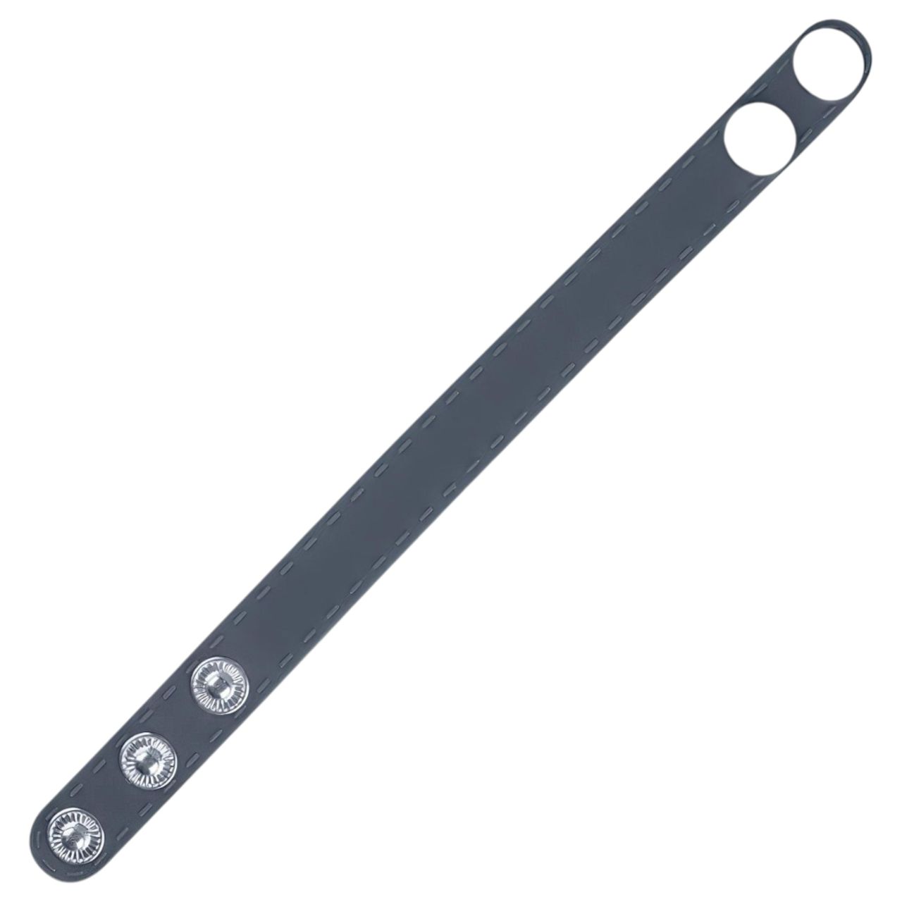 Boners Cock Straps S/M - állítható péniszgyűrű (szürke)