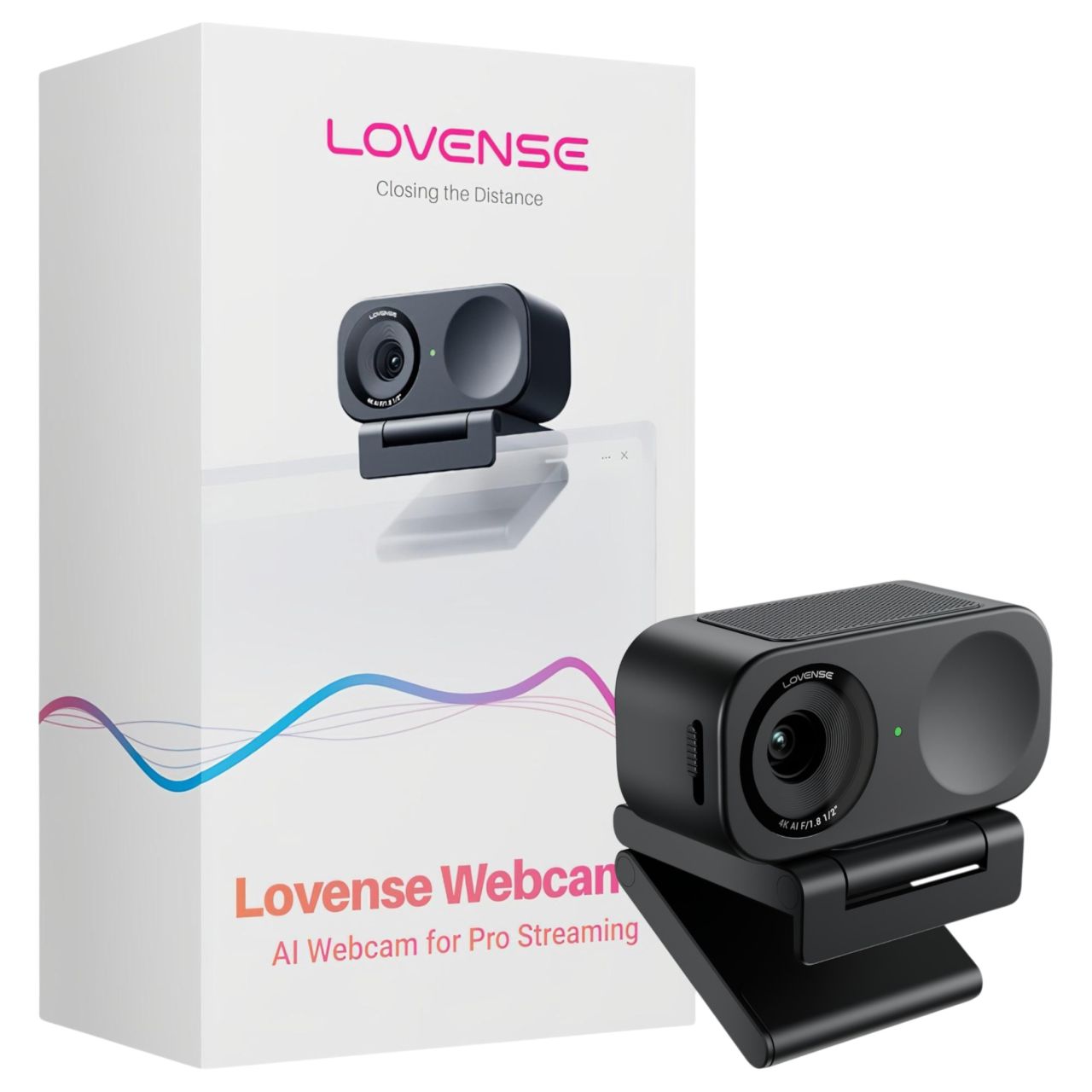 Lovense Webcam 2 - AI webkamera streaminghez (fekete)