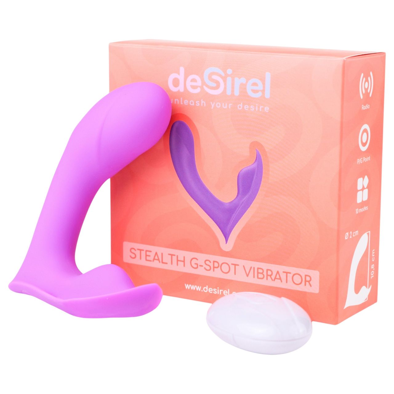 Desirel Insider - G-pont és prosztata vibrátor (lila)