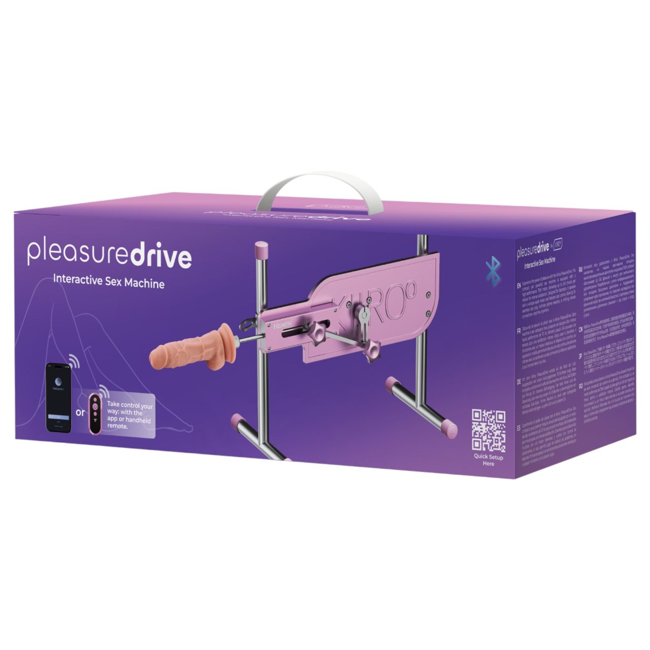 Kiiroo Pleasure Drive - App-vezérelt szexgép (pink) Kiiroo Pleasure Drive - App-vezérelt szexgép (pink)