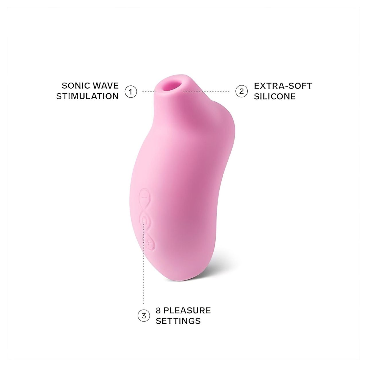 LELO Sona - hanghullámos csiklóizgató (pink) LELO Sona - hanghullámos csiklóizgató (pink)