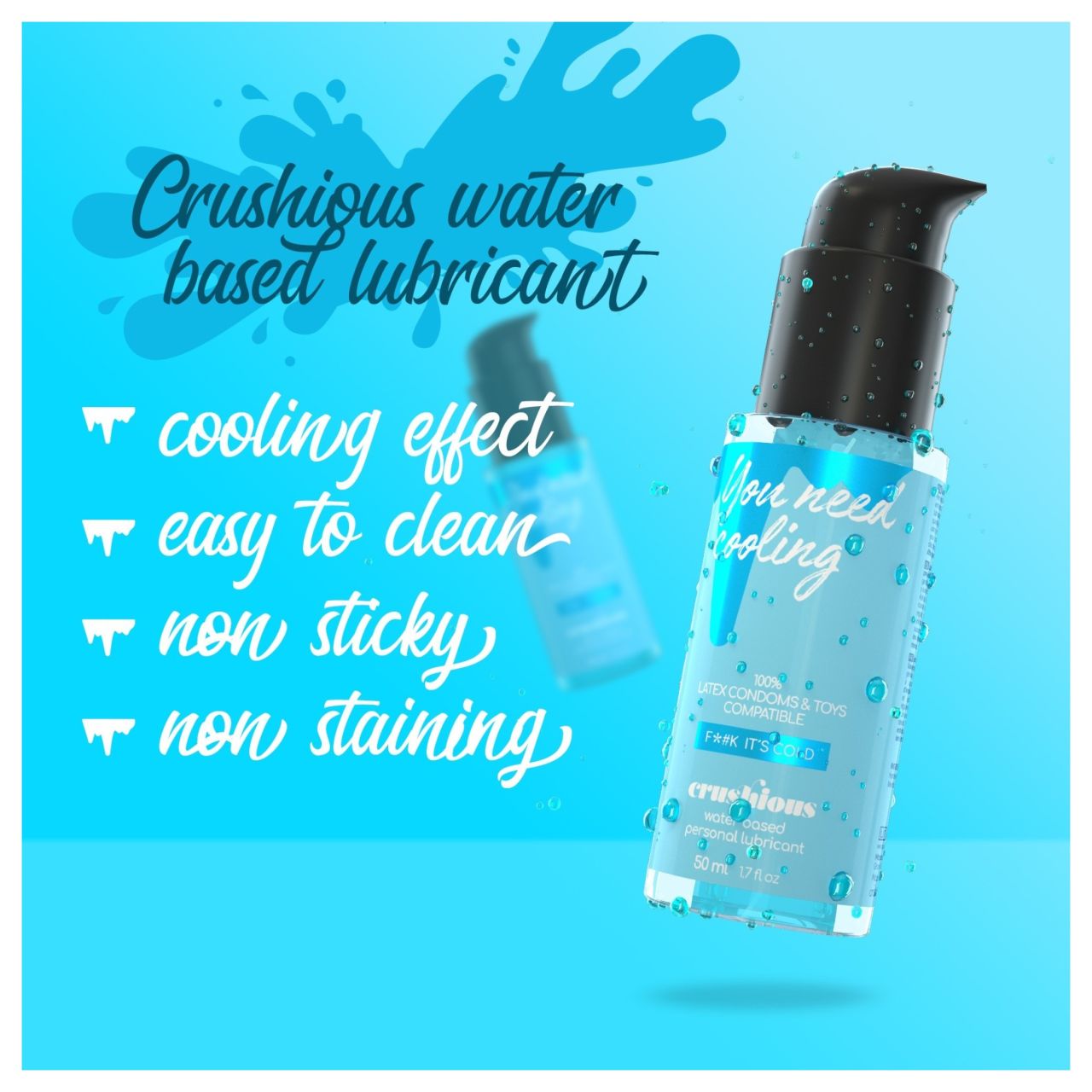 Crushious - hűsítő vízbázisú síkosító (50ml) Crushious - hűsítő vízbázisú síkosító (50ml)