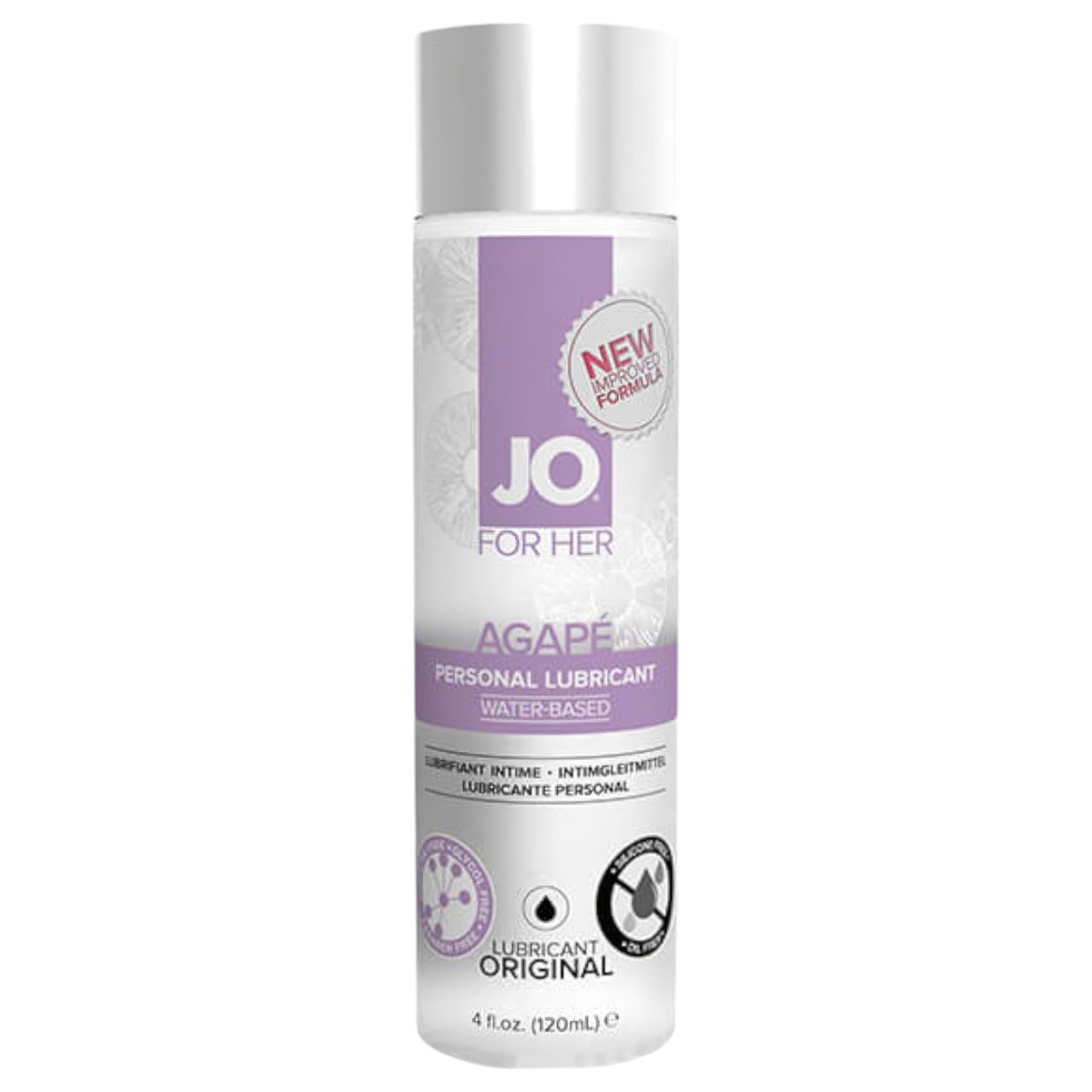 System JO Agape - szenzitív vízbázisú síkosító (120 ml)