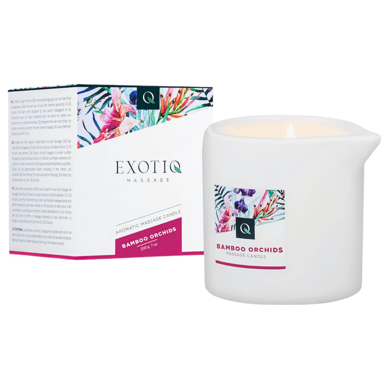 Exotiq Bamboo Orchids - masszázsgyertya (200 g)