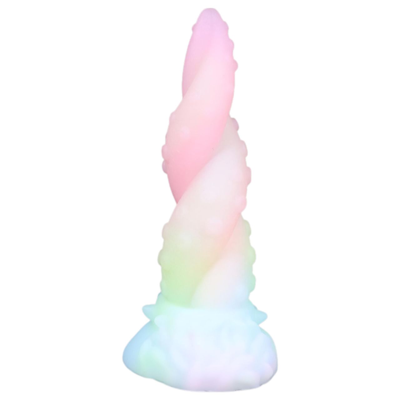 OgazR Kraken - csavart polipkar dildó - 18 cm (szivárvány) OgazR Kraken - csavart polipkar dildó - 18 cm (szivárvány)