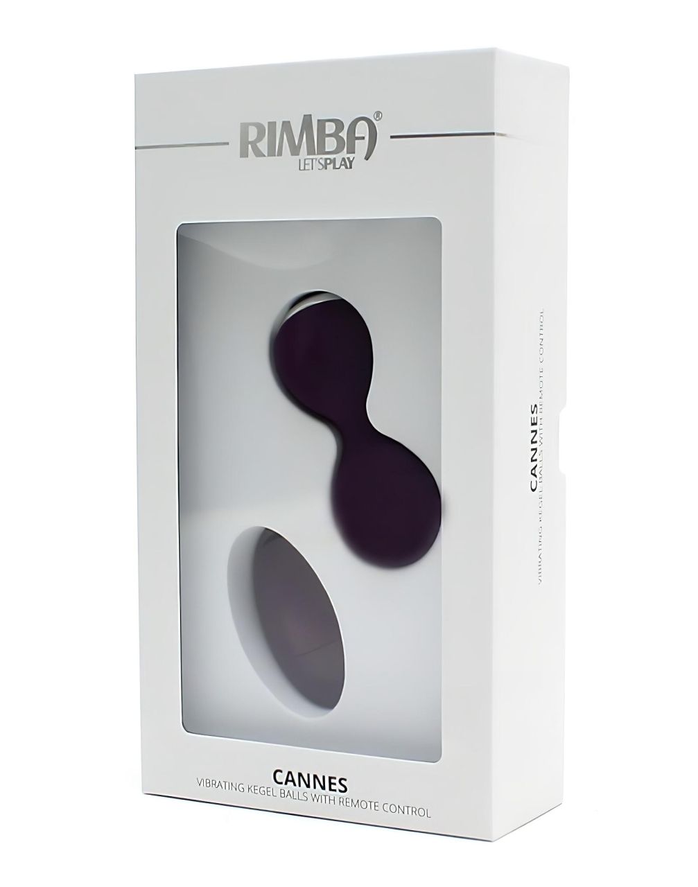 Rimba Cannes - hordható akkus, rádiós vibrotojás (lila)