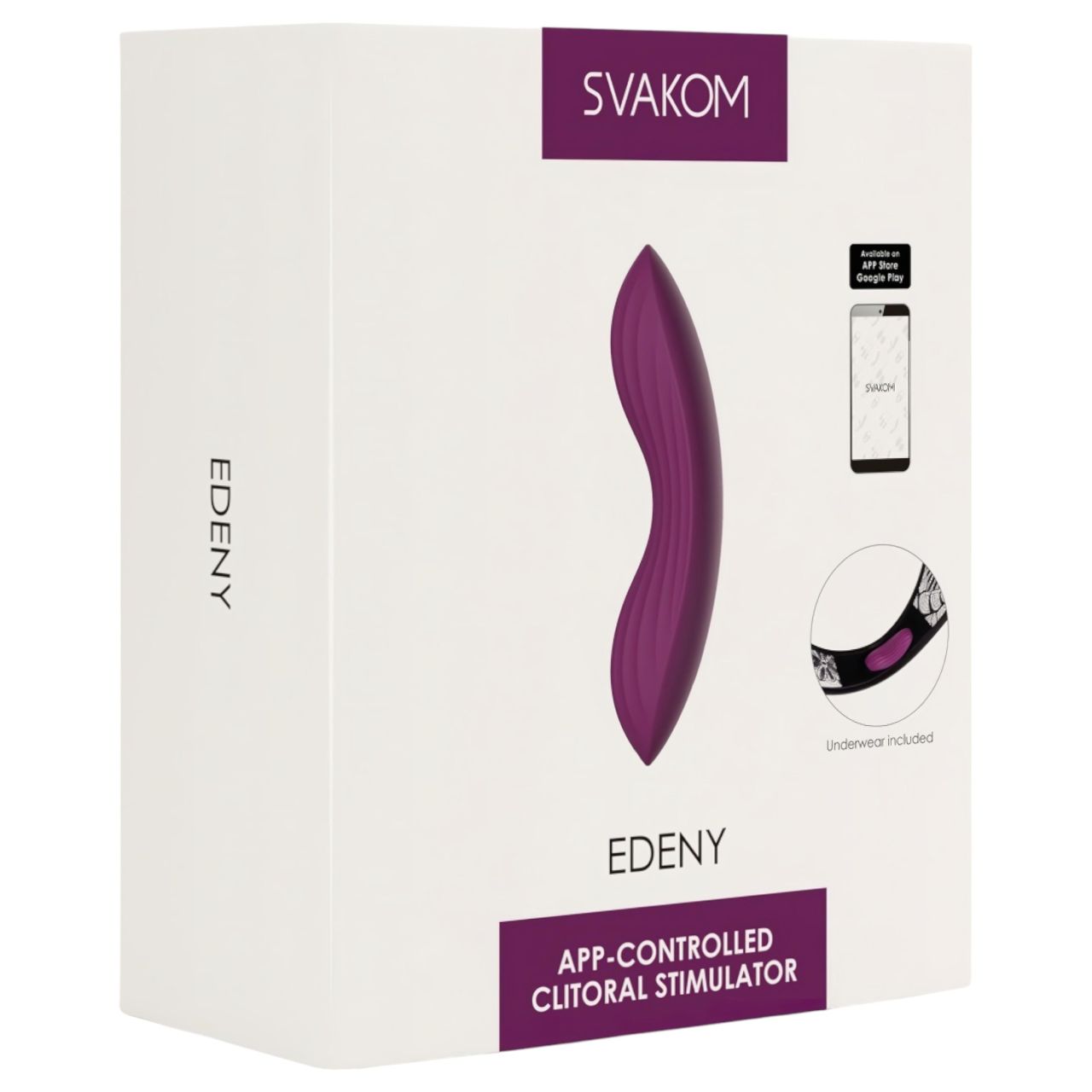 Svakom Edeny - App-vezérelt bugyi vibrátor (lila) Svakom Edeny - App-vezérelt bugyi vibrátor (lila)