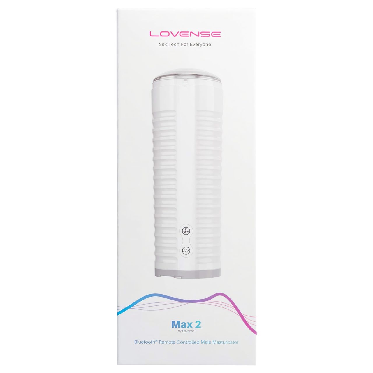 Lovense Max 2 - App-vezérelt maszturbátor, férfiaknak (fehér)