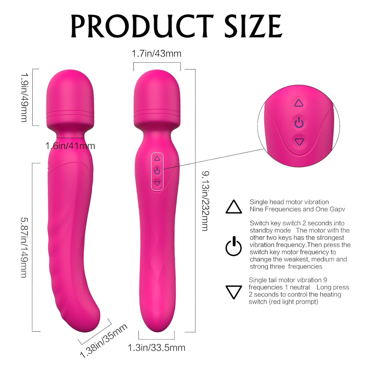 Sex HD Iris - 2 motoros melegítő masszírozó vibrátor (pink) Sex HD Iris - 2 motoros melegítő masszírozó vibrátor (pink)