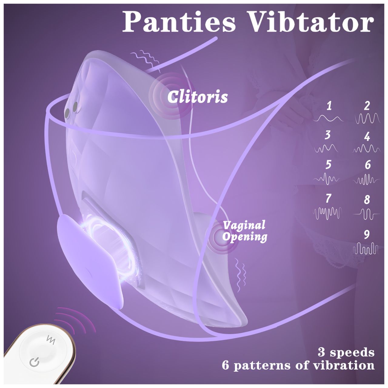 Sex HD - bugyivibrátor távirányítóval (lila) Sex HD - bugyivibrátor távirányítóval (lila)