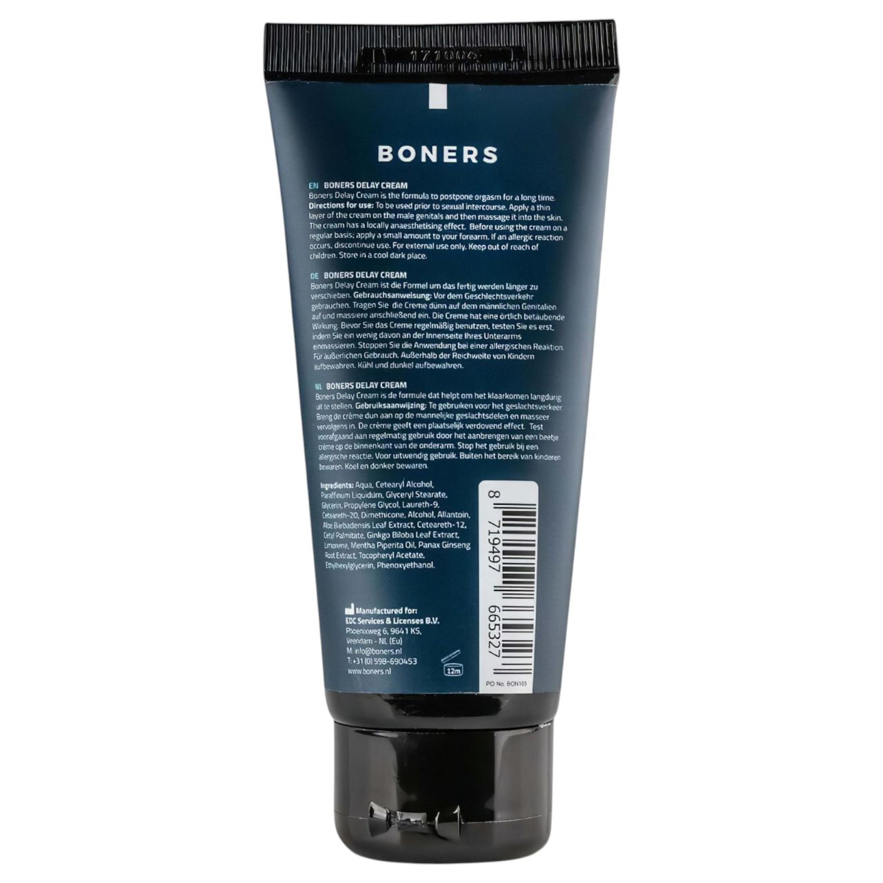 Boners Essentials Delay - késleltető krém férfiaknak (100 ml) Boners Essentials Delay - késleltető krém férfiaknak (100 ml)