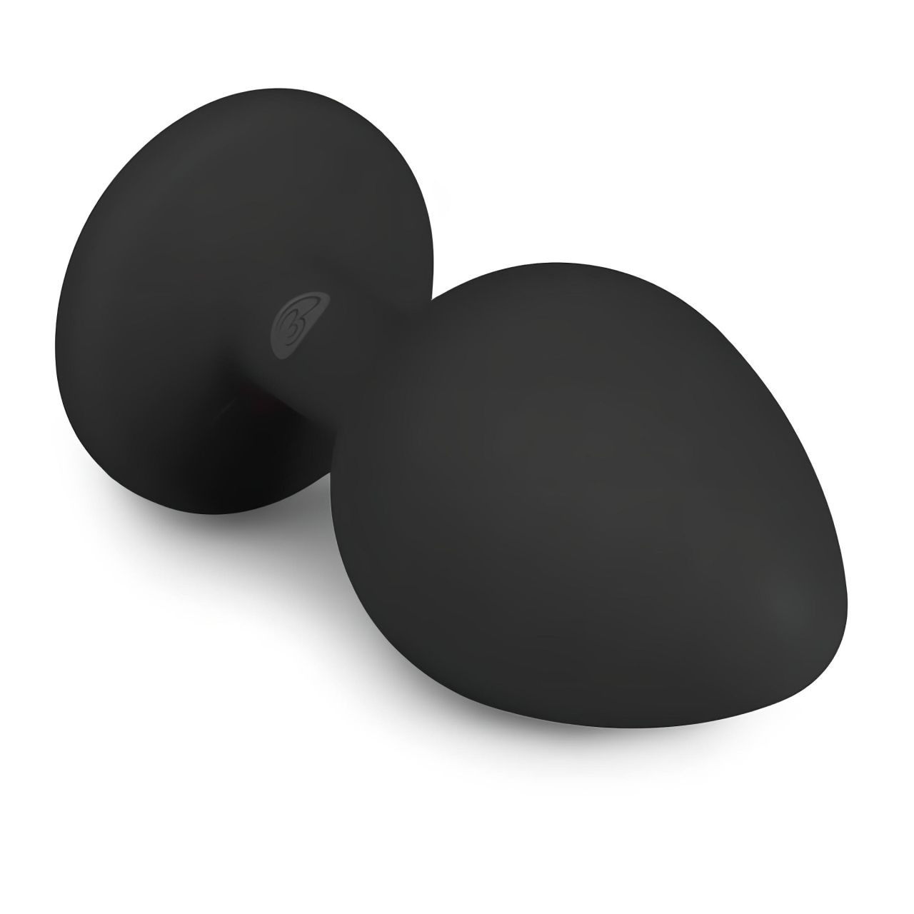 EasyToys Diamond - fehér köves anál plug (közepes, fekete) EasyToys Diamond - fehér köves anál plug (közepes, fekete)